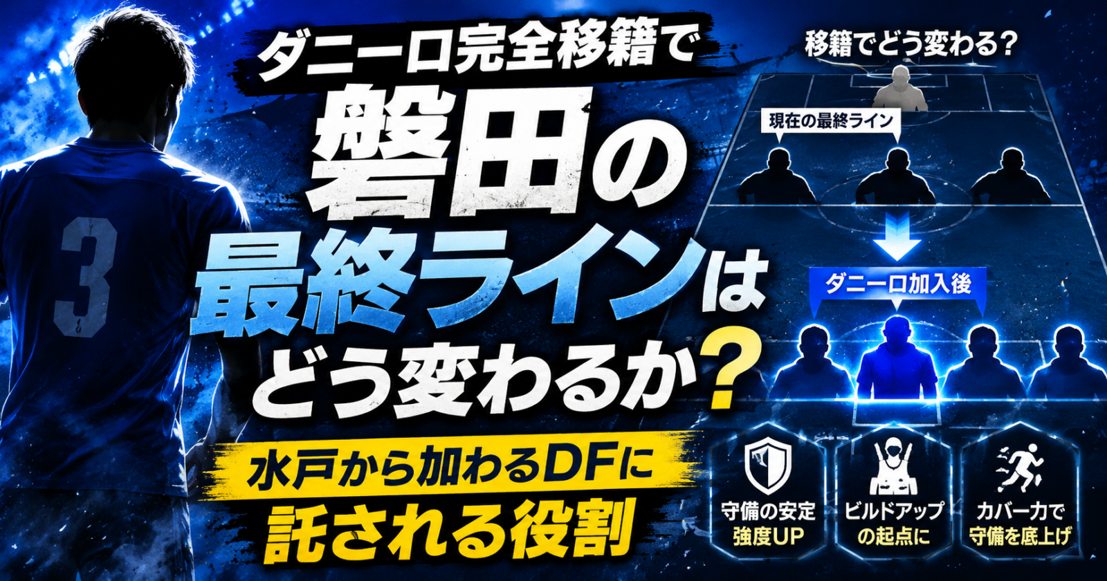 ダニーロ完全移籍で磐田の最終ラインはどう変わるか 水戸から加わるDFに託される役割 image