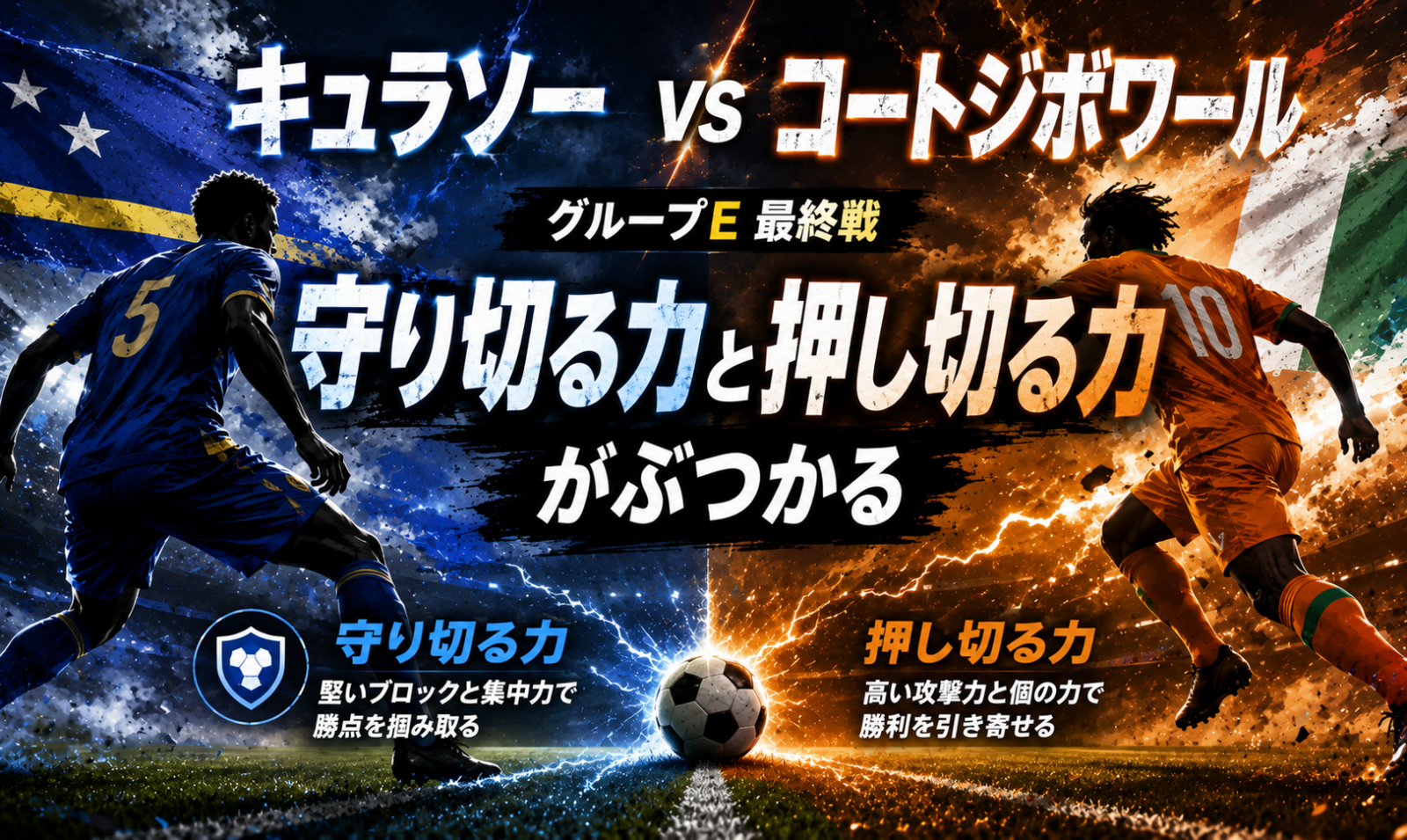 キュラソー対コートジボワール展望:守り切る力と押し切る力がぶつかるグループE最終戦 image
