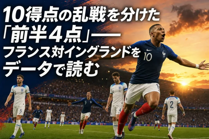2026年ワールドカップ3位決定戦で激しく攻め合うフランスとイングランド。