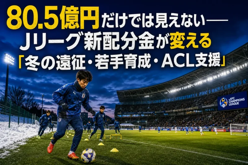 冬の練習環境と若手育成、国際大会への投資を象徴するサッカースタジアム。