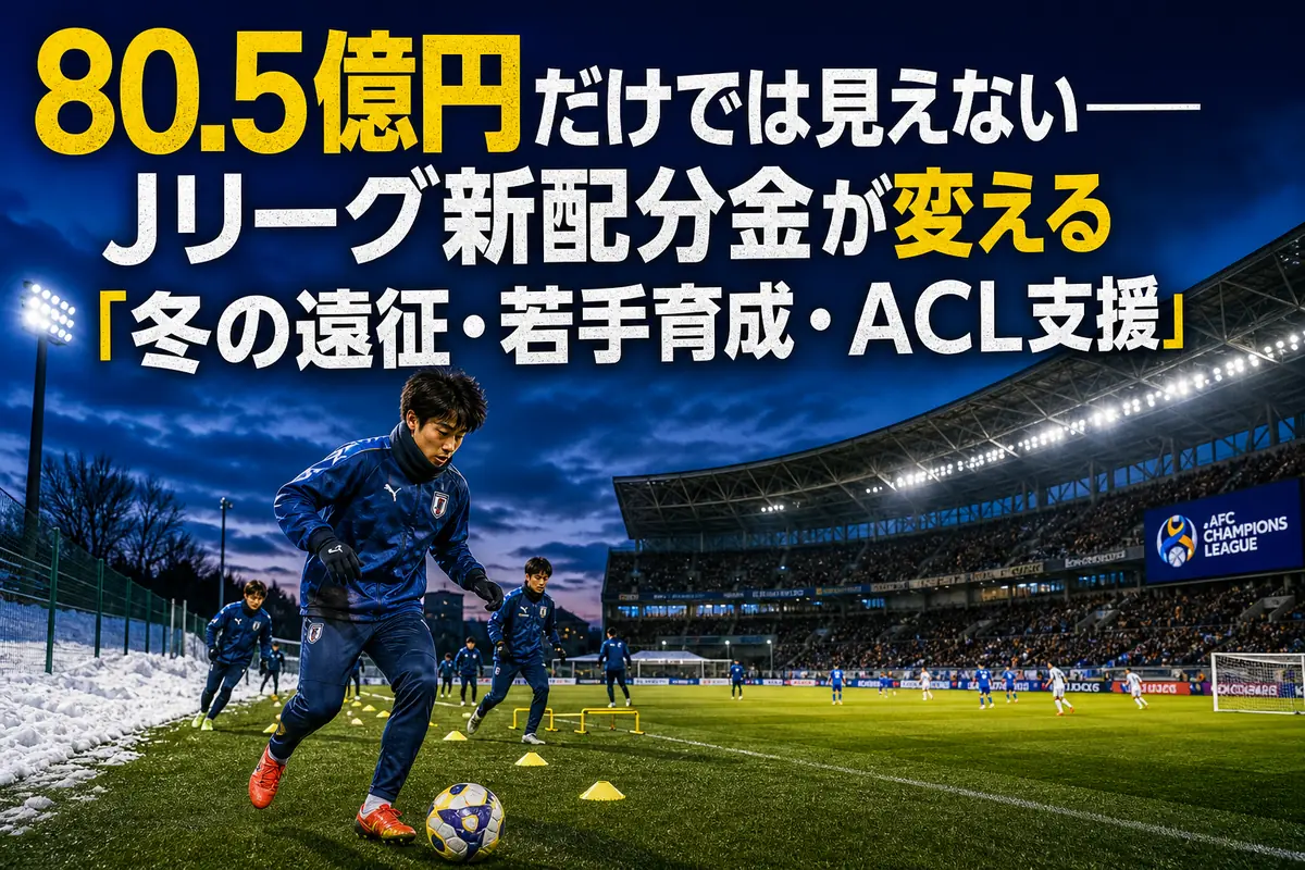 冬の練習環境と若手育成、国際大会への投資を象徴するサッカースタジアム。