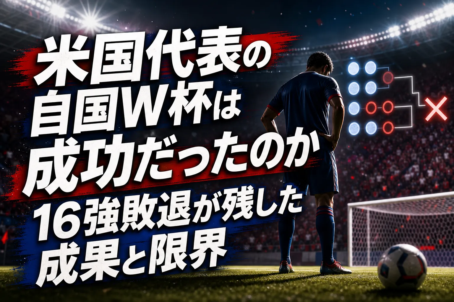 米国代表の自国W杯は成功だったのか 16強敗退が残した成果と限界