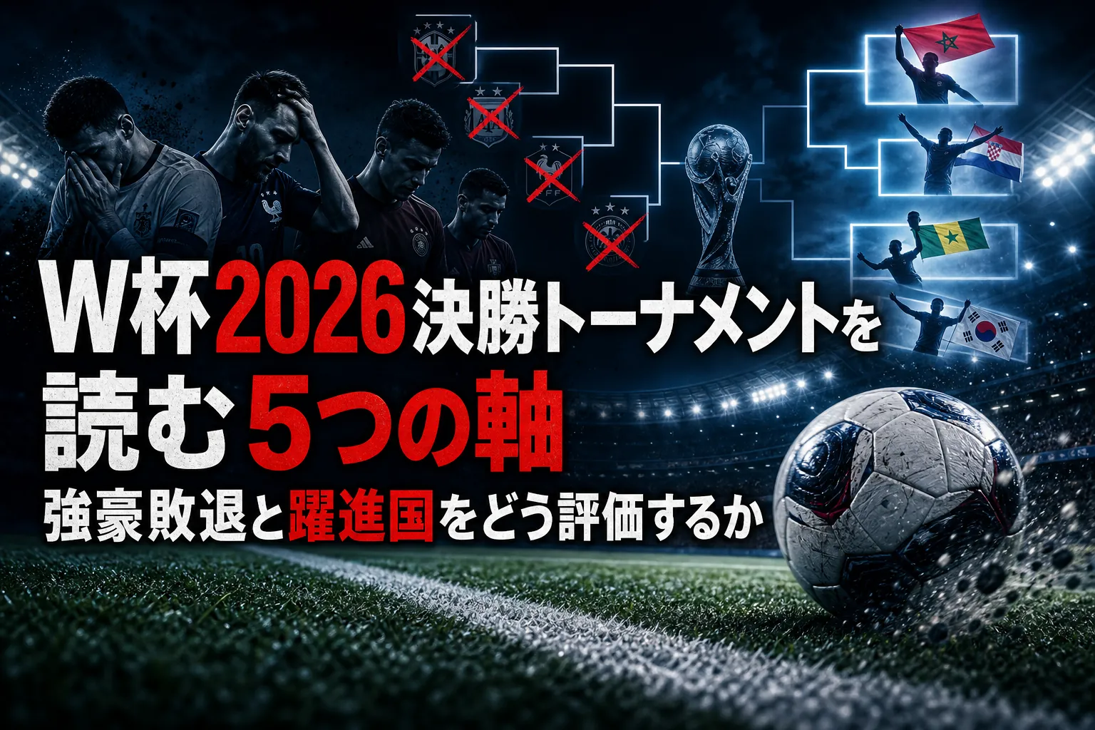 W杯2026決勝トーナメントを読む5つの軸 強豪敗退と躍進国をどう評価するか