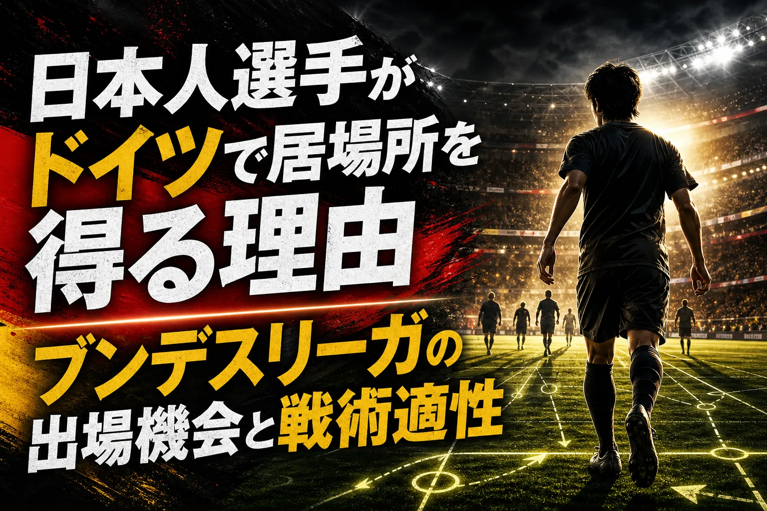 日本人選手がドイツで居場所を得る理由　ブンデスリーガの出場機会と戦術適性