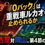 「0バック」は重戦車ルカオを止められるか　名古屋対岡山、第4節の焦点