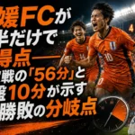 愛媛FCが後半だけで4得点――鳥取戦の「56分」と終盤10分が示す勝敗の分岐点