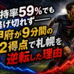 保持率59％でも逃げ切れず――甲府が9分間の2得点で札幌を逆転した理由