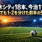 サッカーのピッチとボールを描いた試合分析のイメージ。