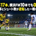 千葉17本、横浜FM10本でも0-0 保持率とシュート数が逆転した一戦を読む 黄色と紺、白と青のユニフォームの選手が向き合うサッカースタジアムのイメージ。